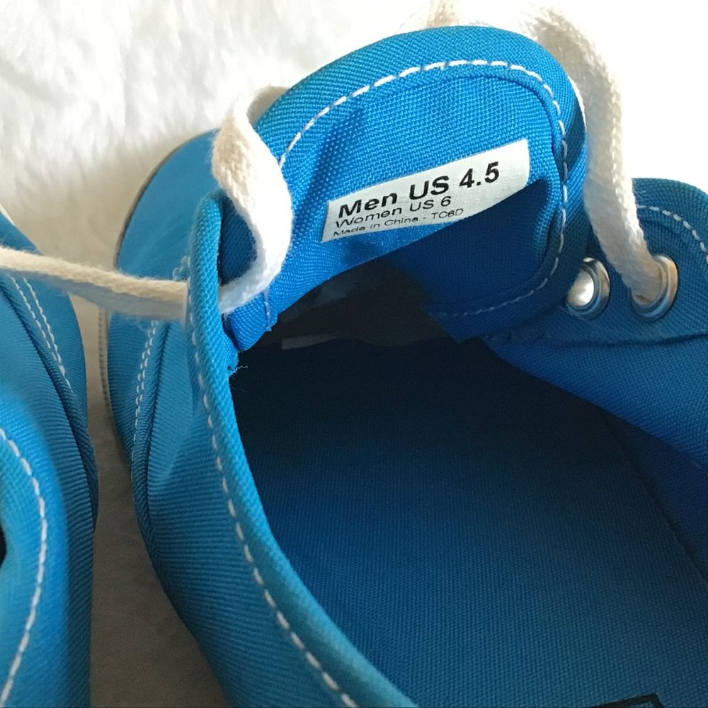 Vans Women's Turquoise Shoes - Picture 6 of 11